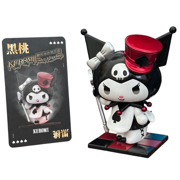 TOPTOY x Sanrio Kuromi Poker Kingdom Series Mini Figure Set of 9 - Picture 2 of 15